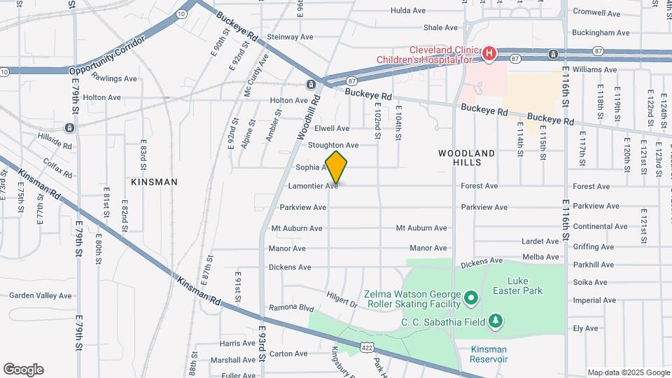 9710 Lamontier Ave Map and Location Details