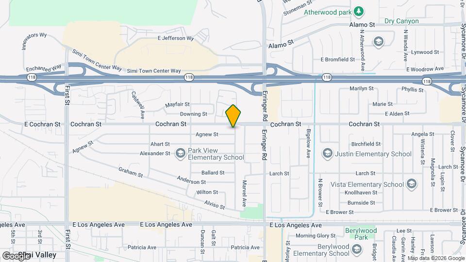 2307 Cordero Ave Map and Location Details