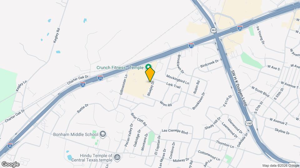 2506 Bluejay Dr Map and Location Details