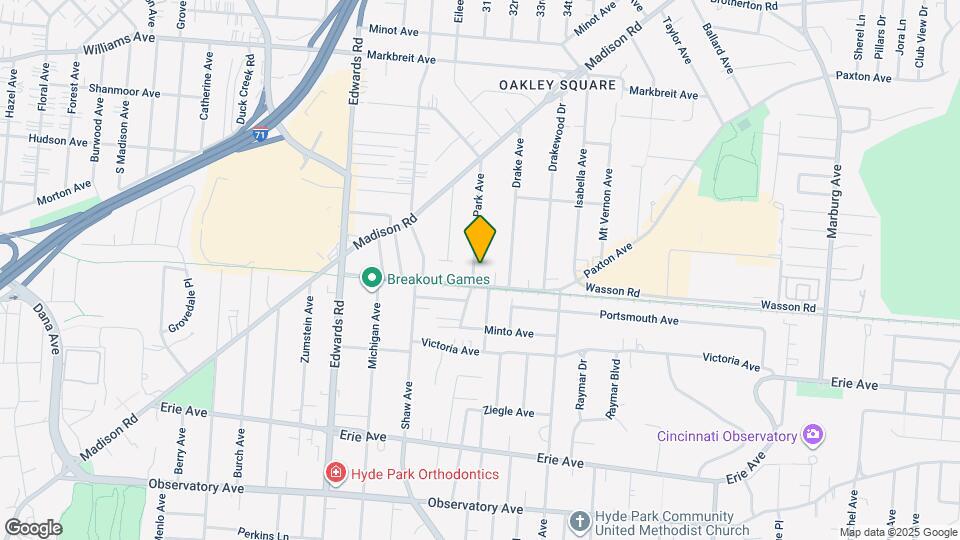 3710 Hyde Park Ave, Unit 1 Map and Location Details