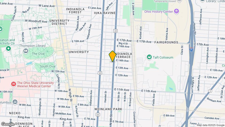1703 N 4th St Map and Location Details