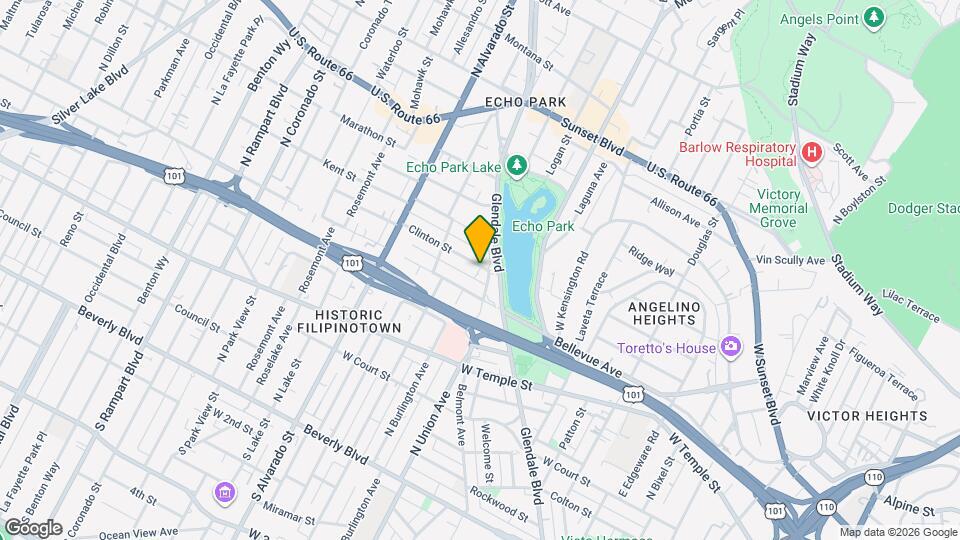 1708 Clinton St Mapa y Detalles de la Ubicación