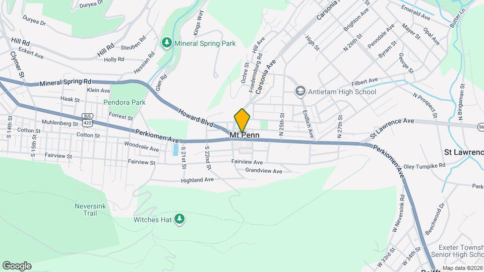 2319 Perkiomen Ave Map and Location Details