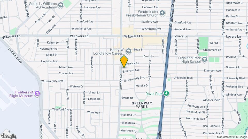 5311 Emerson Ave Map and Location Details