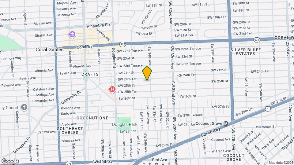 3421 SW 25th St Map and Location Details