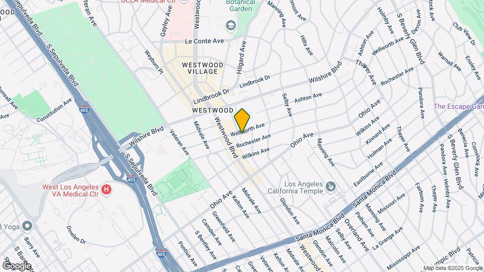 10856 Wellworth Ave Map and Location Details