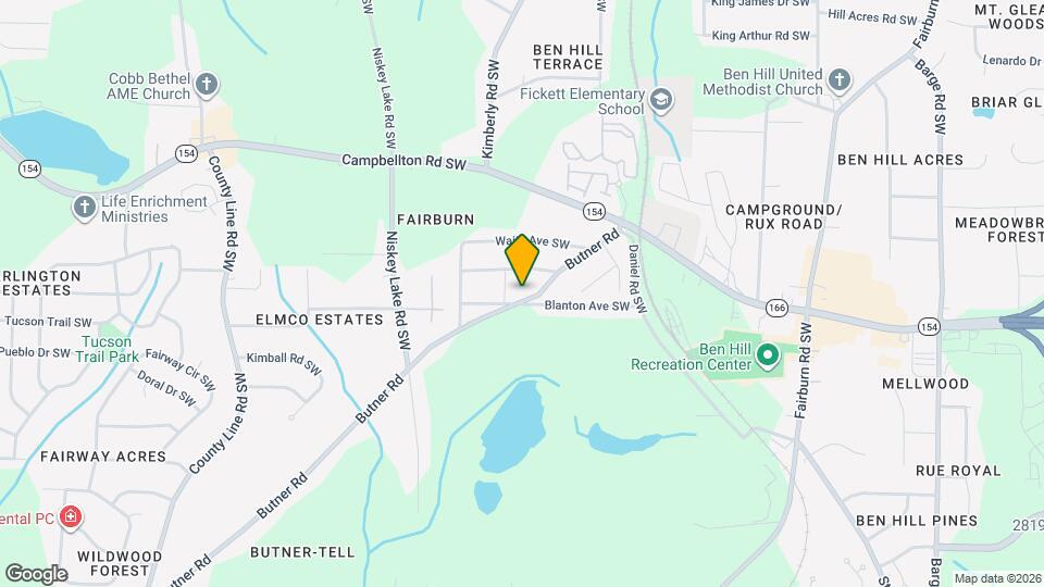 2285 Butner Rd Map and Location Details