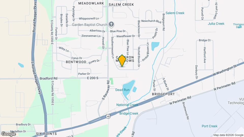 9130 Southernwood Way Map and Location Details