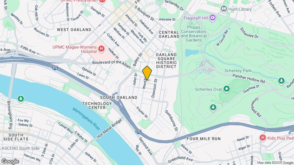 3320 Ward St Map and Location Details