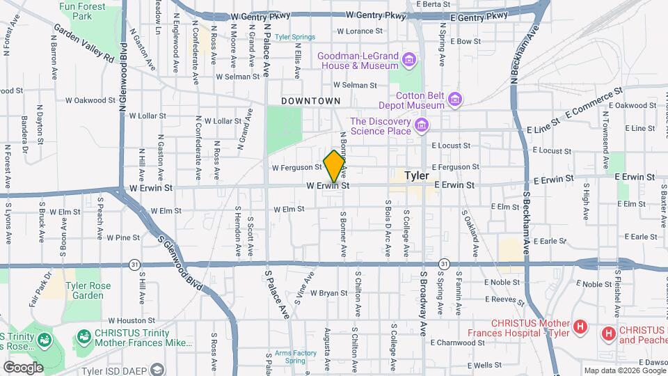 522 W Erwin St Map and Location Details