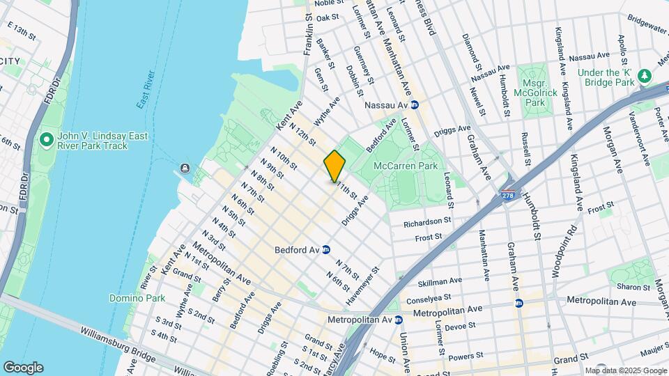 114 Bedford Ave Mapa y Detalles de la Ubicación