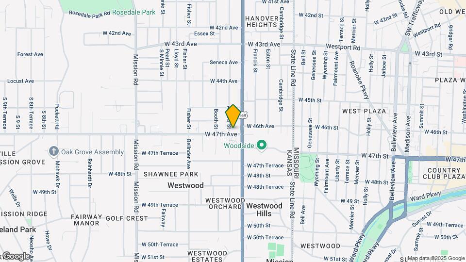 2316-2320 W 47th Ave Map and Location Details