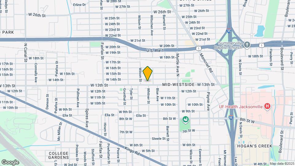 1497 W 13th St Map and Location Details