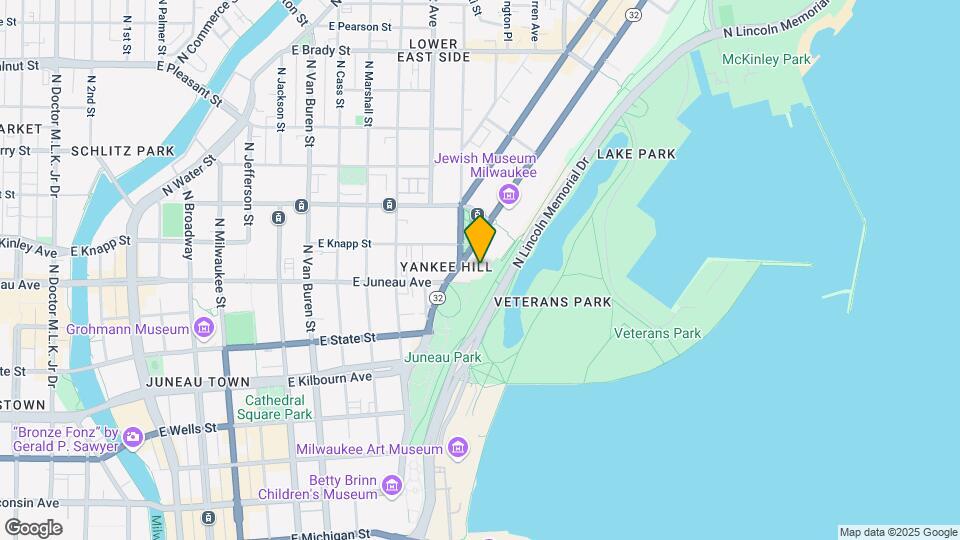 1252 N Prospect Ave Map and Location Details