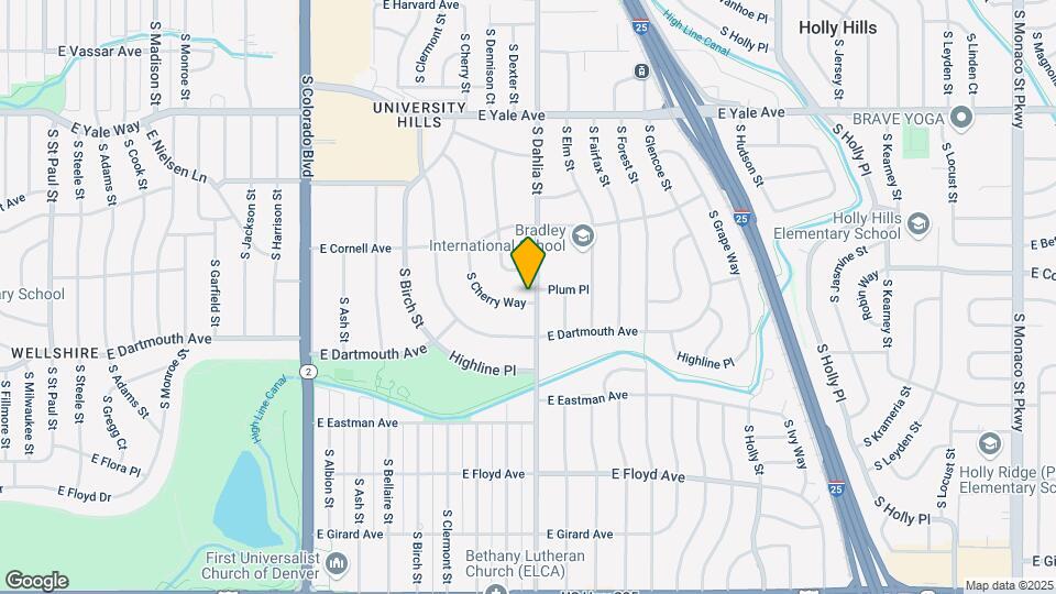 3098 S Cherry Way Map and Location Details