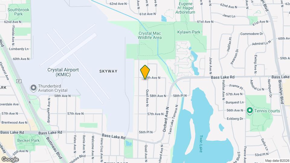 5849 Quail Ave N Map and Location Details