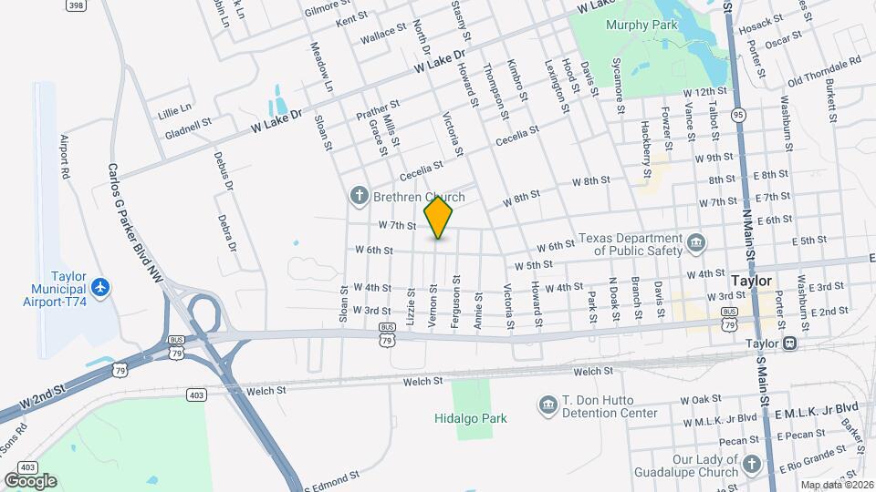 610 Vernon St Mapa y Detalles de la Ubicación