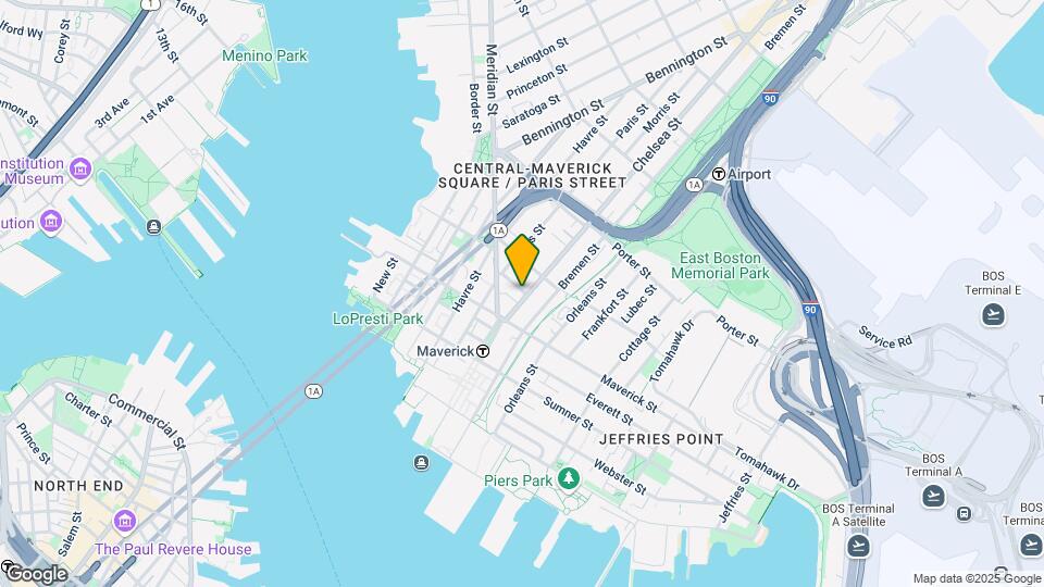 28 Chelsea St, Unit 3 BED East Boston Map and Location Details