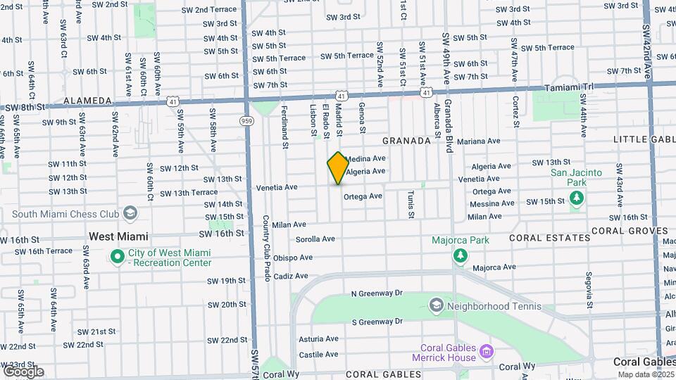 1306 Madrid St Map and Location Details