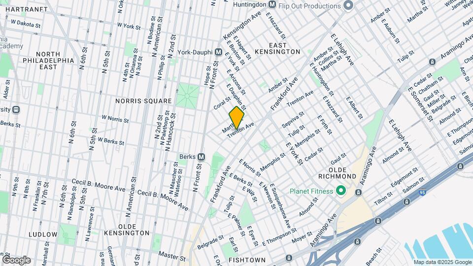 2045 Trenton Ave Map and Location Details