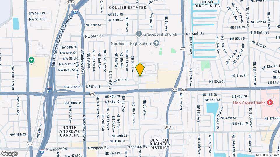 5150 NE 6th Ave Map and Location Details