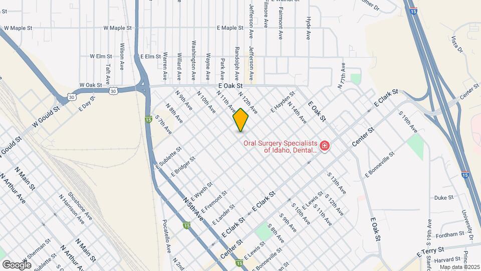 604 N 10th Ave Map and Location Details