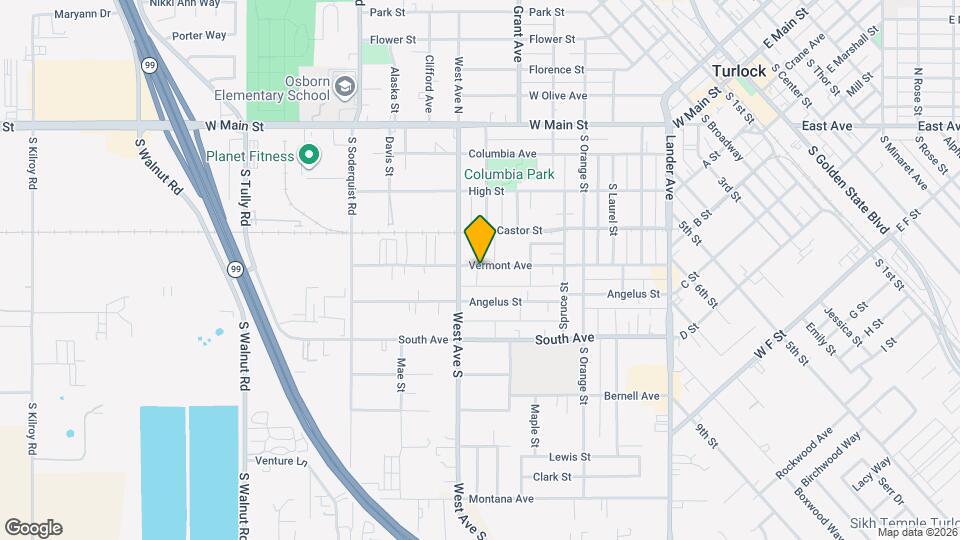 720 Vermont Ave Mapa y Detalles de la Ubicación