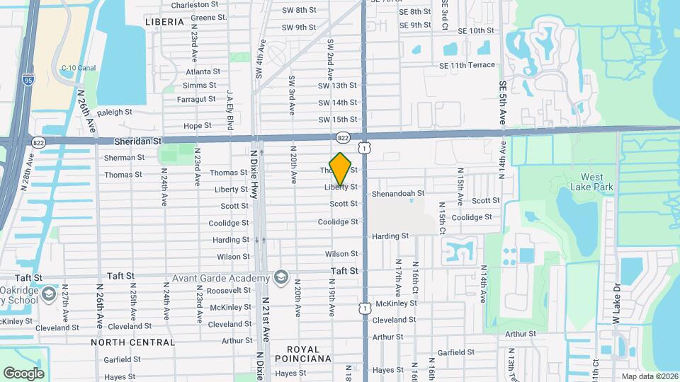 1838 Liberty St Map and Location Details