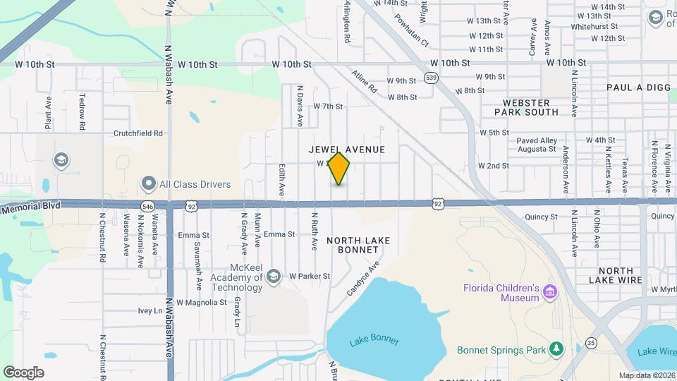 1011 N Brunnell Pkwy Map and Location Details