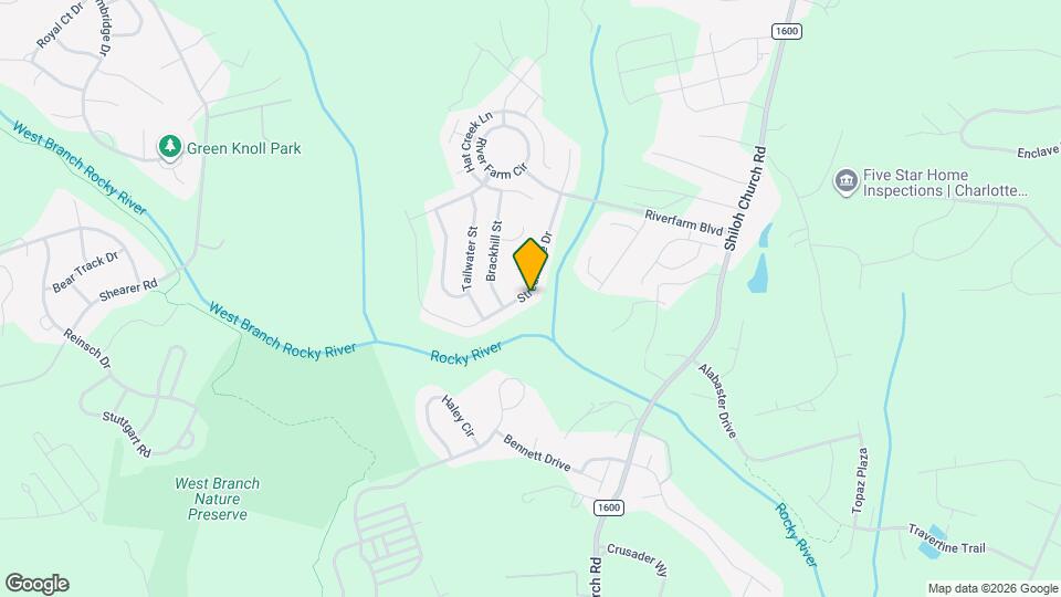 3316 Streamside Dr Map and Location Details