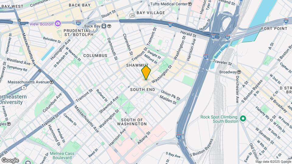 42 E Springfield St, Unit 5 Map and Location Details