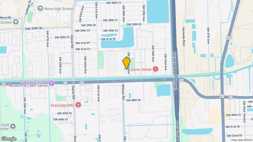 5745 SW 44th Ct Map and Location Details
