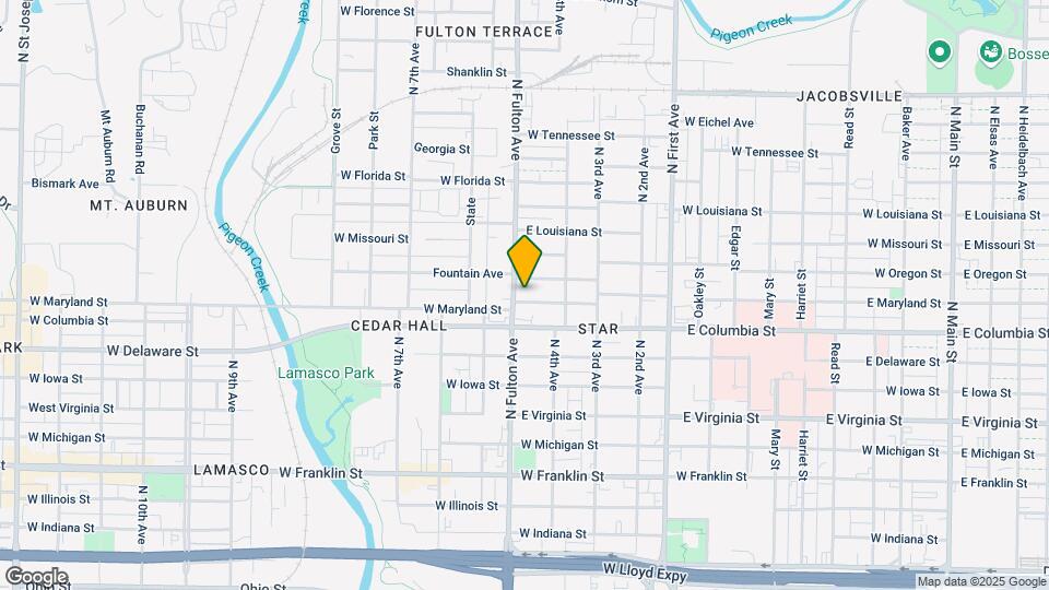 1141 W Maryland St Map and Location Details