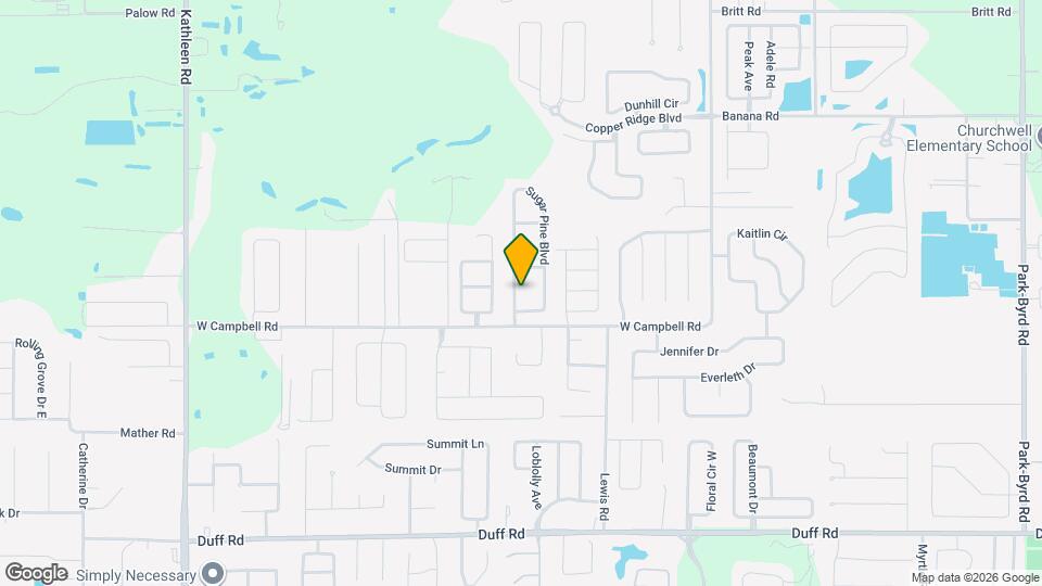7823 Sugar Pine Blvd Map and Location Details