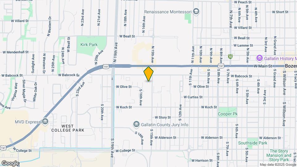 119 S 15th Ave Map and Location Details