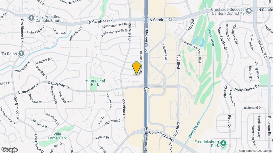 6282 Gunshot Pass Dr Mapa y Detalles de la Ubicación