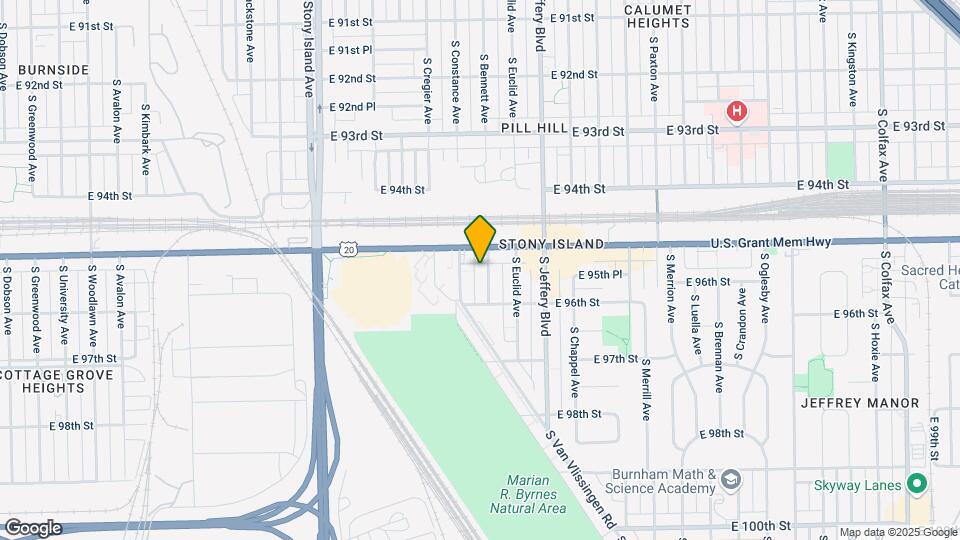 9524 S Bennett Ave Mapa y Detalles de la Ubicación