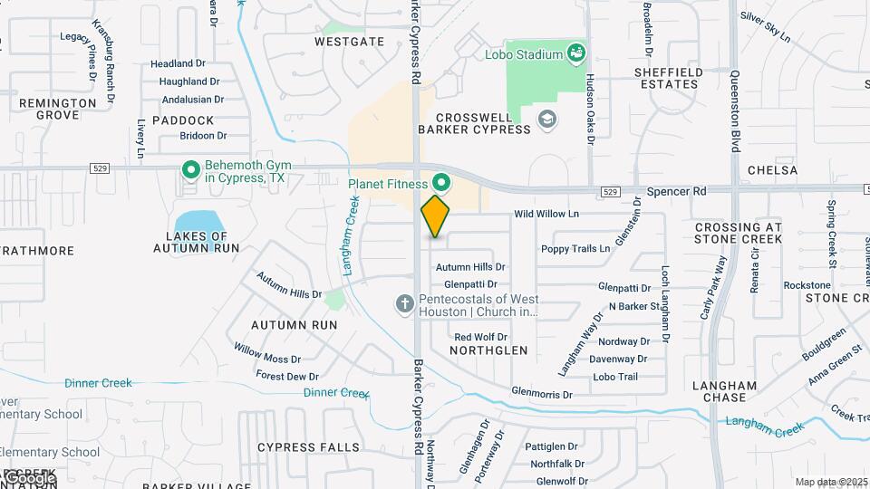 6802 Glenray Dr Mapa y Detalles de la Ubicación
