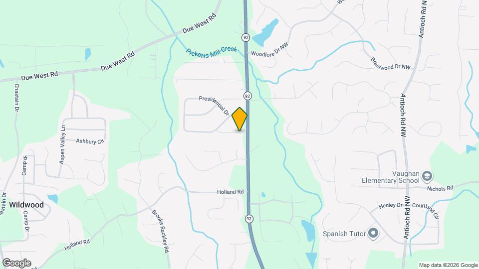 184 Andrew Jackson Ct Mapa y Detalles de la Ubicación