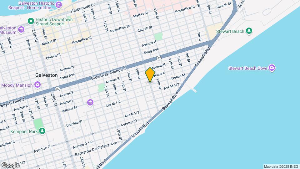 1401 Avenue M-Unit -1 Map and Location Details