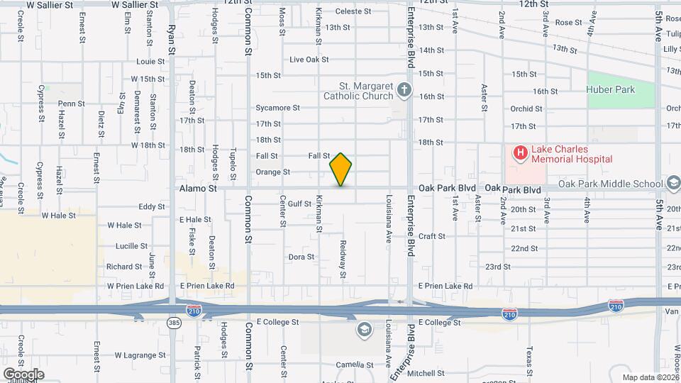 904 Alamo St Map and Location Details