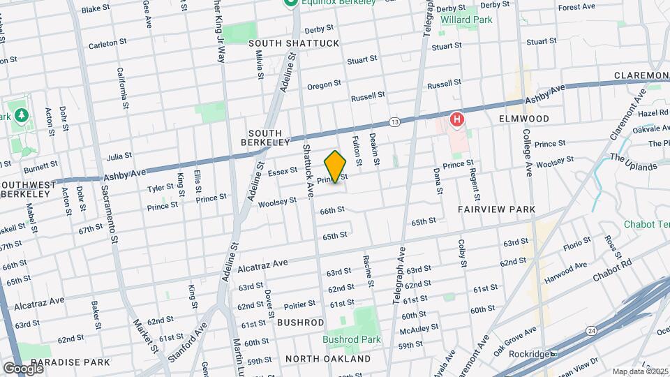 2129 Woolsey St Map and Location Details