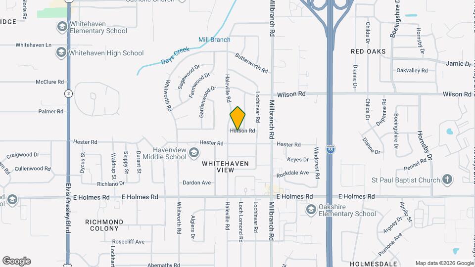 1597 Hutson Rd Map and Location Details
