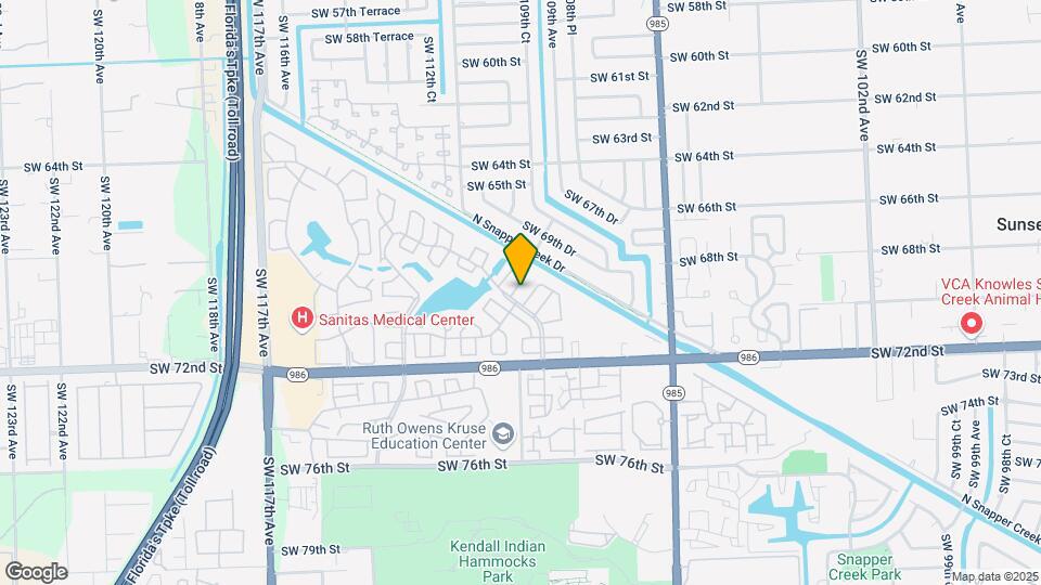 6979 SW 110th Ct Map and Location Details