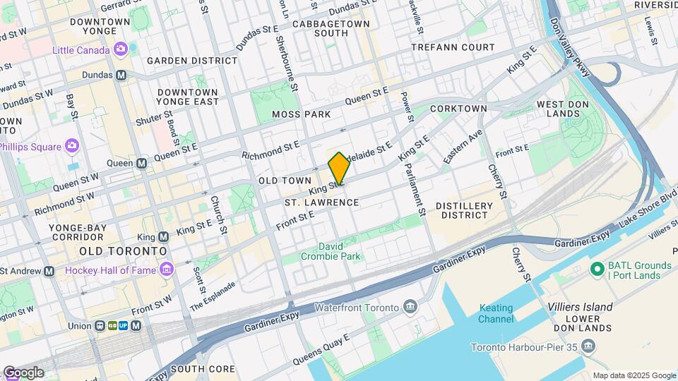 275 King St E Map and Location Details