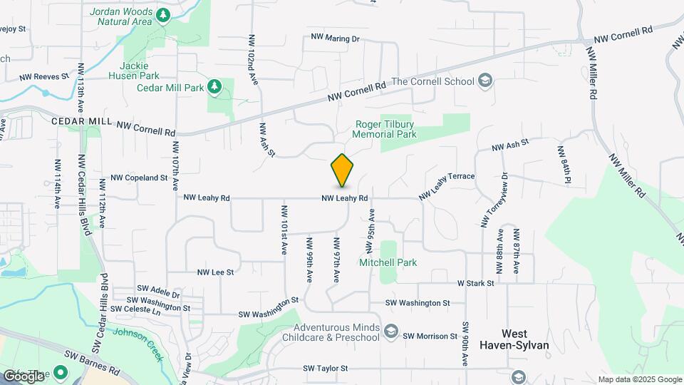 9725 NW Leahy Rd, Unit Lower Map and Location Details