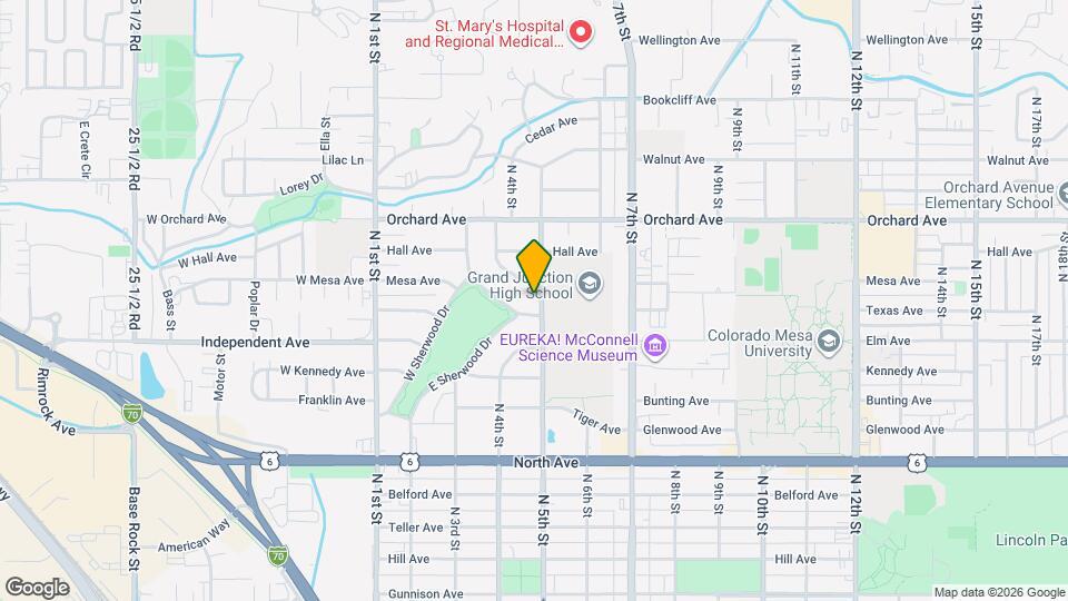 1627 N 5th St Map and Location Details