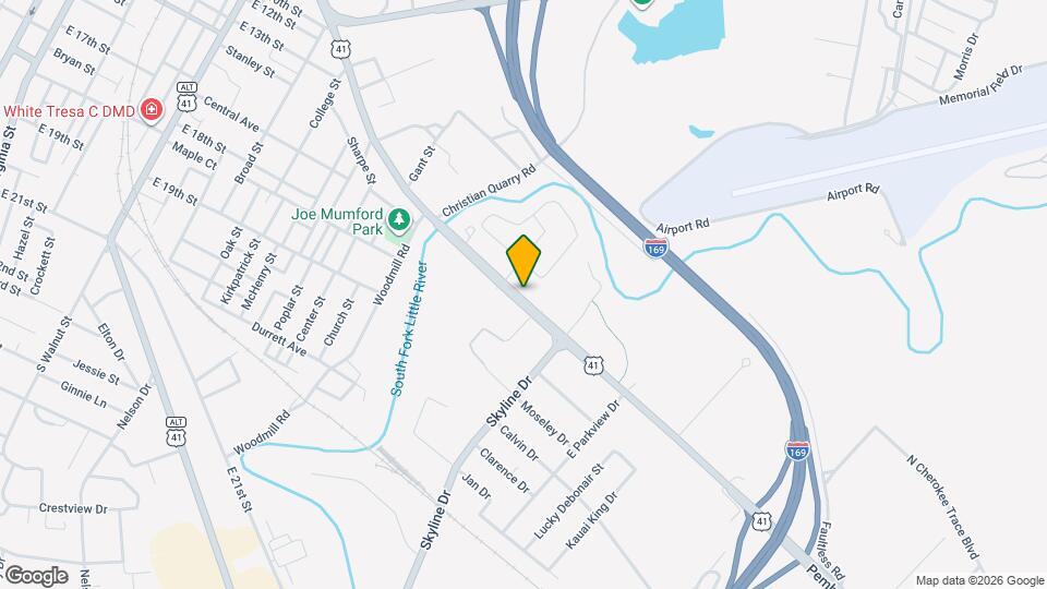 1604 B E 9th St Map and Location Details