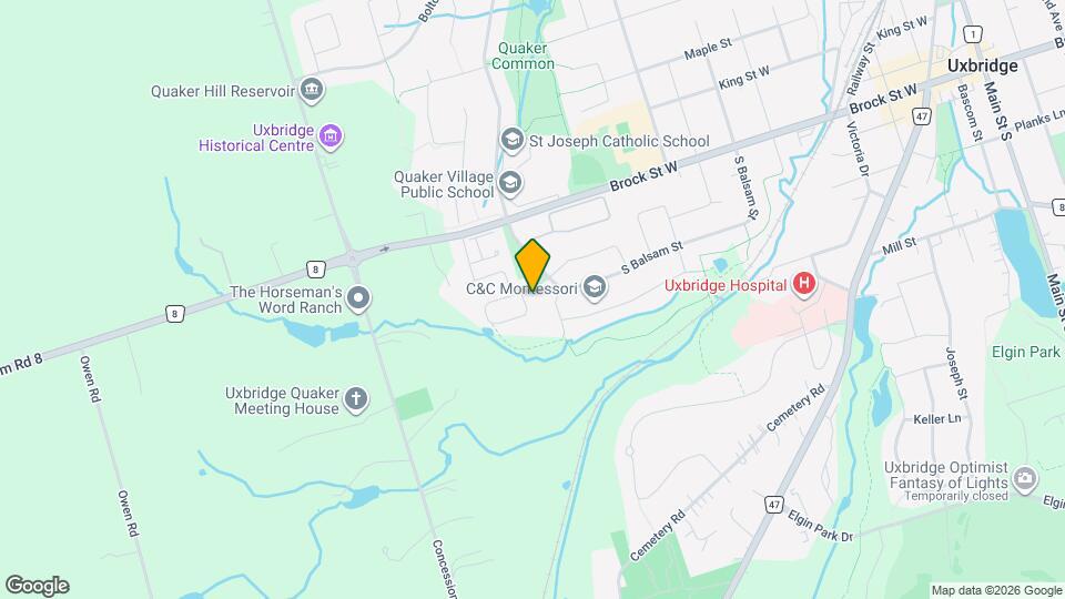 53 Meadows End Cres Map and Location Details