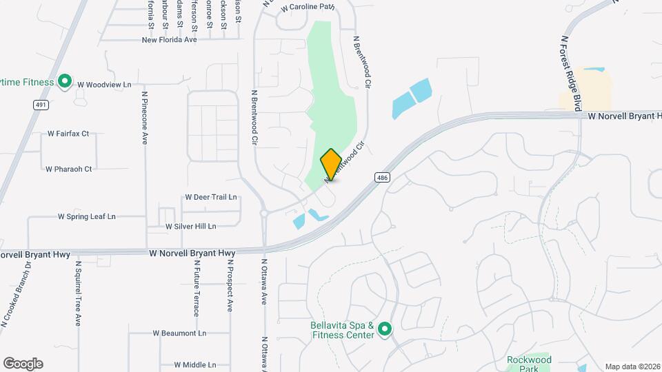 1586 W Spring Meadow Loop Map and Location Details